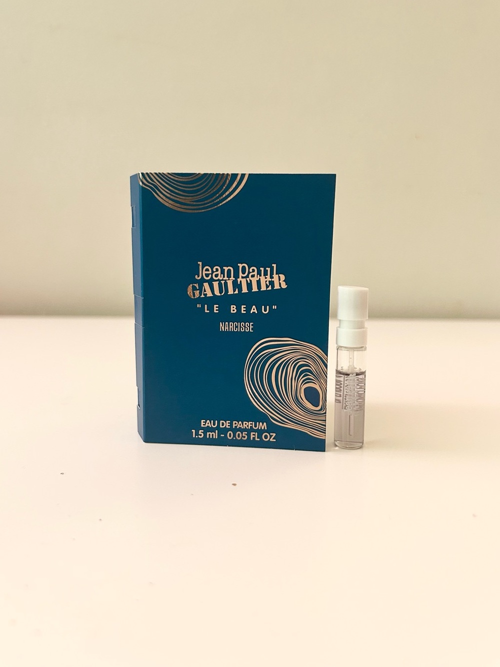 🌸JEAN PAUL GAULTIER Le Beau Narcisse EDP Vial Spray Sample 1.5 mL